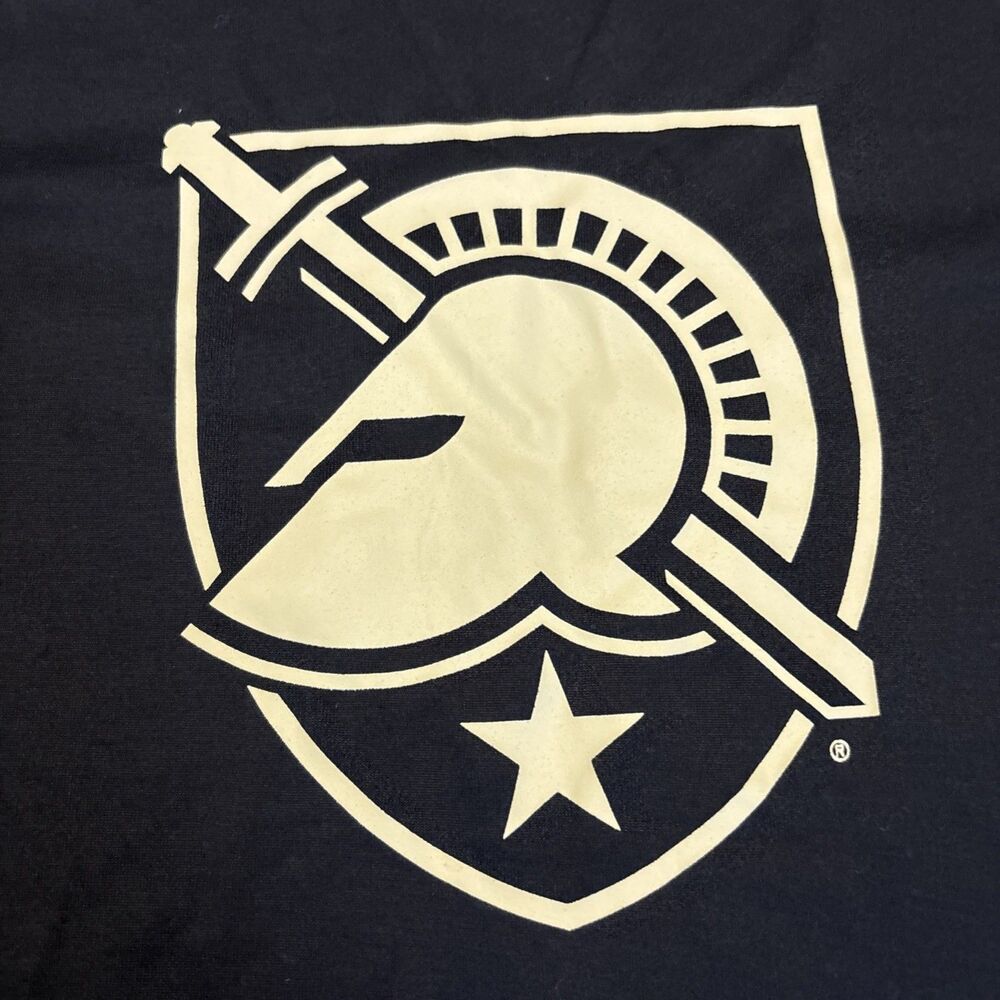 New Army Black Knights Shirt Mens L Black Nike Dri Fit Performance West Point - Picture 4 of 9